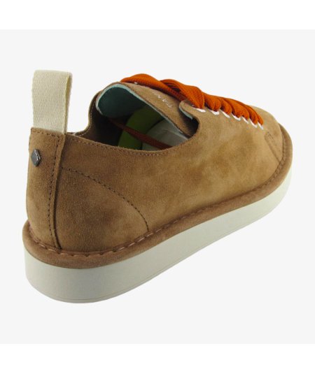 Panchic P01 - Sneakers Casual da Uomo in Camoscio Arancio Bruciato