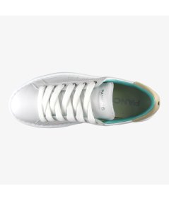 Panchic P01 - Sneaker Casual da Uomo in Pelle Bianca con Dettaglio Neutro