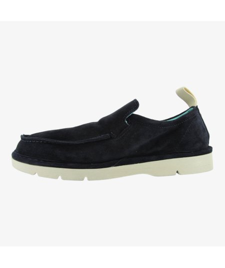 Panchic P19 - Mocassino Casual da Uomo in Camoscio Blu