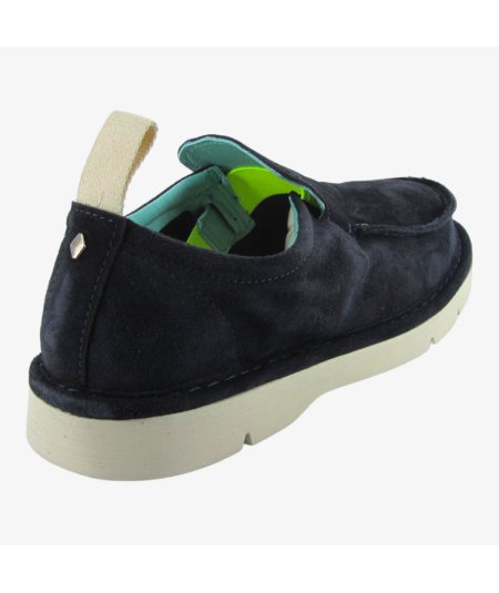 Panchic P19 - Mocassino Casual da Uomo in Camoscio Blu