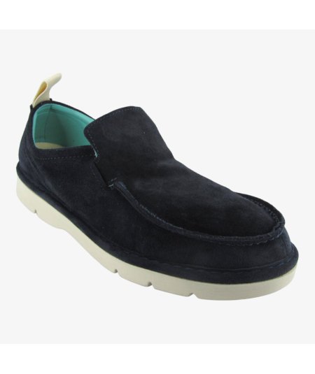 Panchic P19 - Mocassino Casual da Uomo in Camoscio Blu