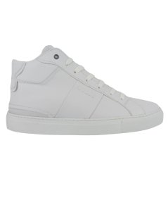 Guess Todi Mid - Sneakers Alte Casual da Uomo in Pelle Sintetica Total White