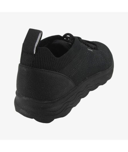 Geox U15BYA Spherica Sneaker Uomo In Tessuto Total Nero