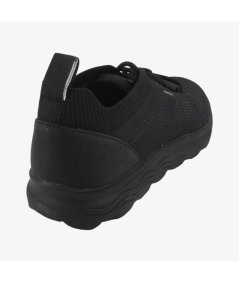 Geox U15BYA Spherica Sneaker Uomo In Tessuto Total Nero