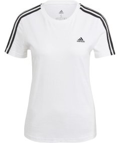 adidas Essentials Slim 3-Stripes T-Shirt Donna