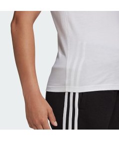 adidas Essentials Slim 3-Stripes T-Shirt Donna