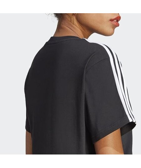 Adidas W 3S CR TOP NERO/BIANCO Maglietta a Maniche Corte Donna