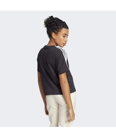 Adidas W 3S CR TOP NERO/BIANCO Maglietta a Maniche Corte Donna