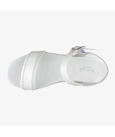 NeroGiardini E307812D  Sandalo Donna in Pelle Con Zeppa