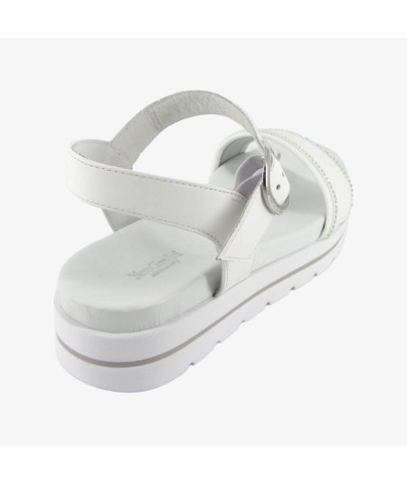 NeroGiardini E307812D  Sandalo Donna in Pelle Con Zeppa