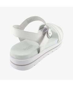 NeroGiardini E307812D  Sandalo Donna in Pelle Con Zeppa