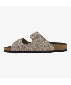 Grunland CB3038-70 Sara Ciabatta Doppia Fibbia Glitterata