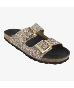 Grunland CB3038-70 Sara Ciabatta Doppia Fibbia Glitterata