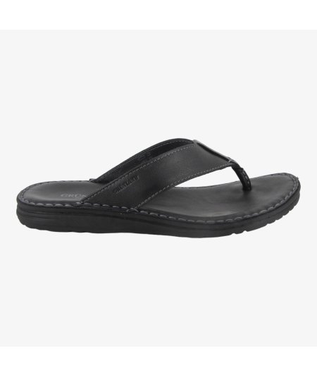 Grunland CI2495-80 Lapo Infradito da uomo in vera pelle