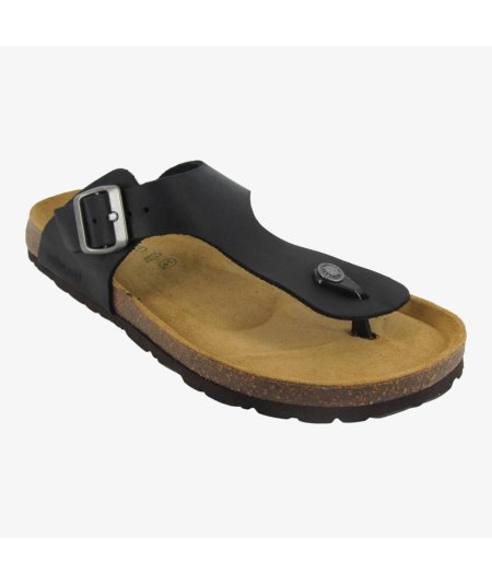 Grunland Bobo Infradito da uomo in pelle