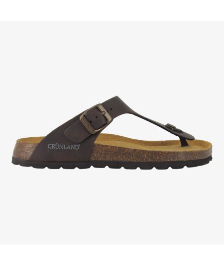 Grunland CC0033-40 Bobo Infradito da uomo in pelle