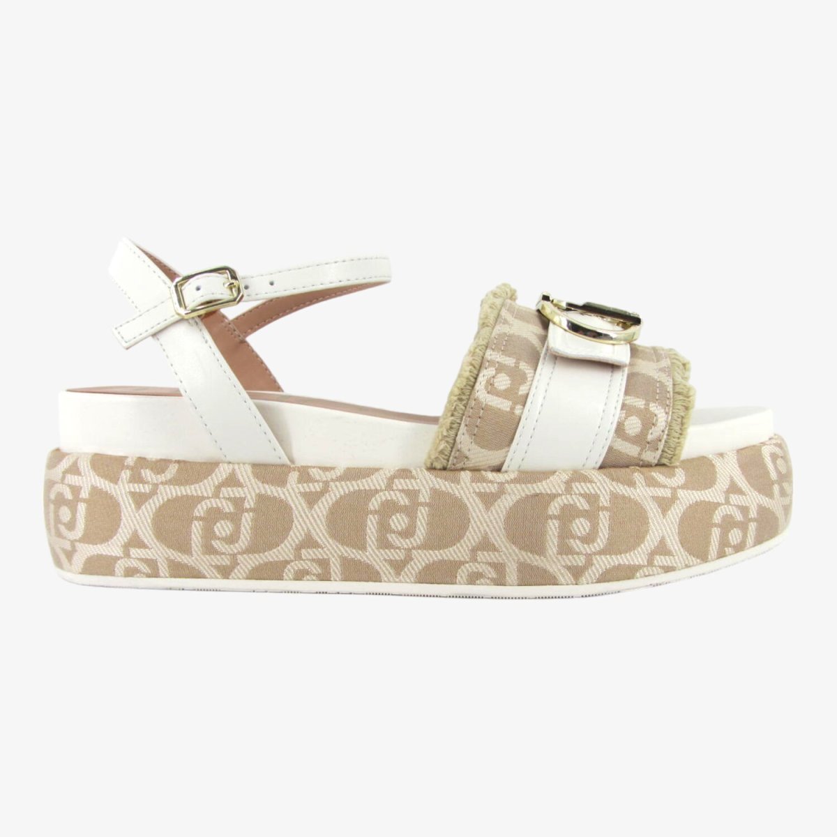 Liu-Jo Sommer - Sandali Paltform da Donna con Logato Beige