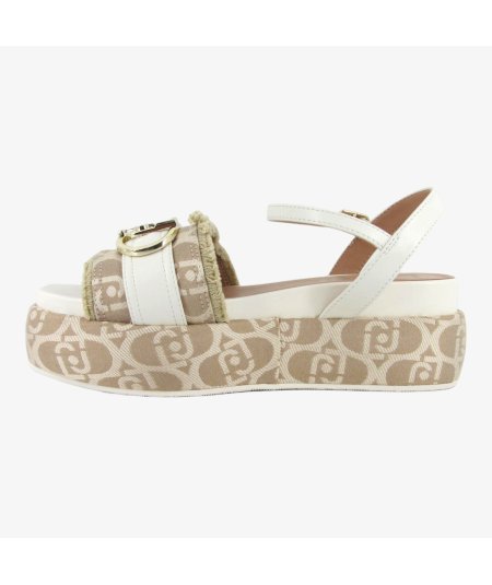 Liu-Jo Sommer - Sandali Paltform da Donna con Logato Beige