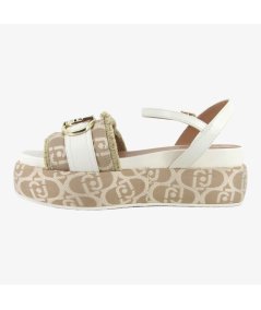 Liu-Jo Sommer - Sandali Paltform da Donna con Logato Beige