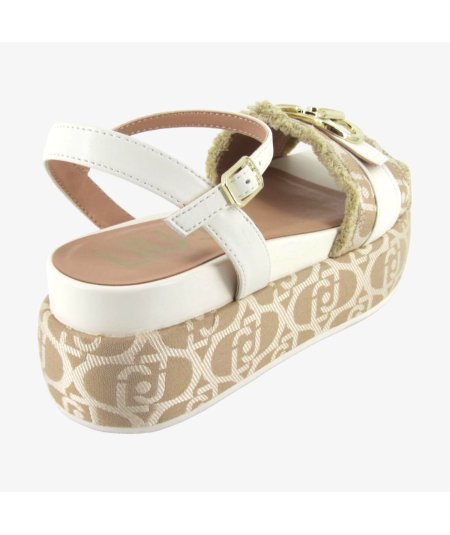 Liu-Jo Sommer - Sandali Paltform da Donna con Logato Beige