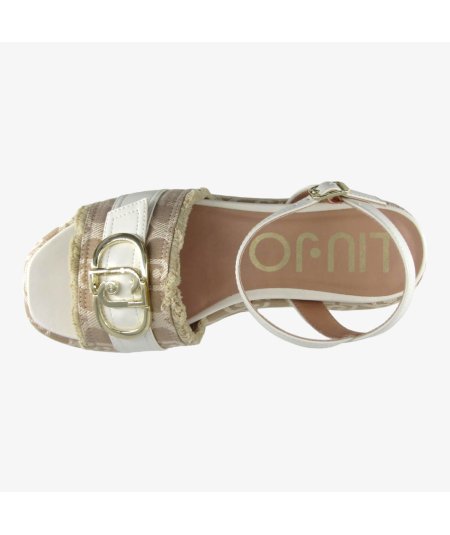 Liu-Jo Sommer - Sandali Paltform da Donna con Logato Beige