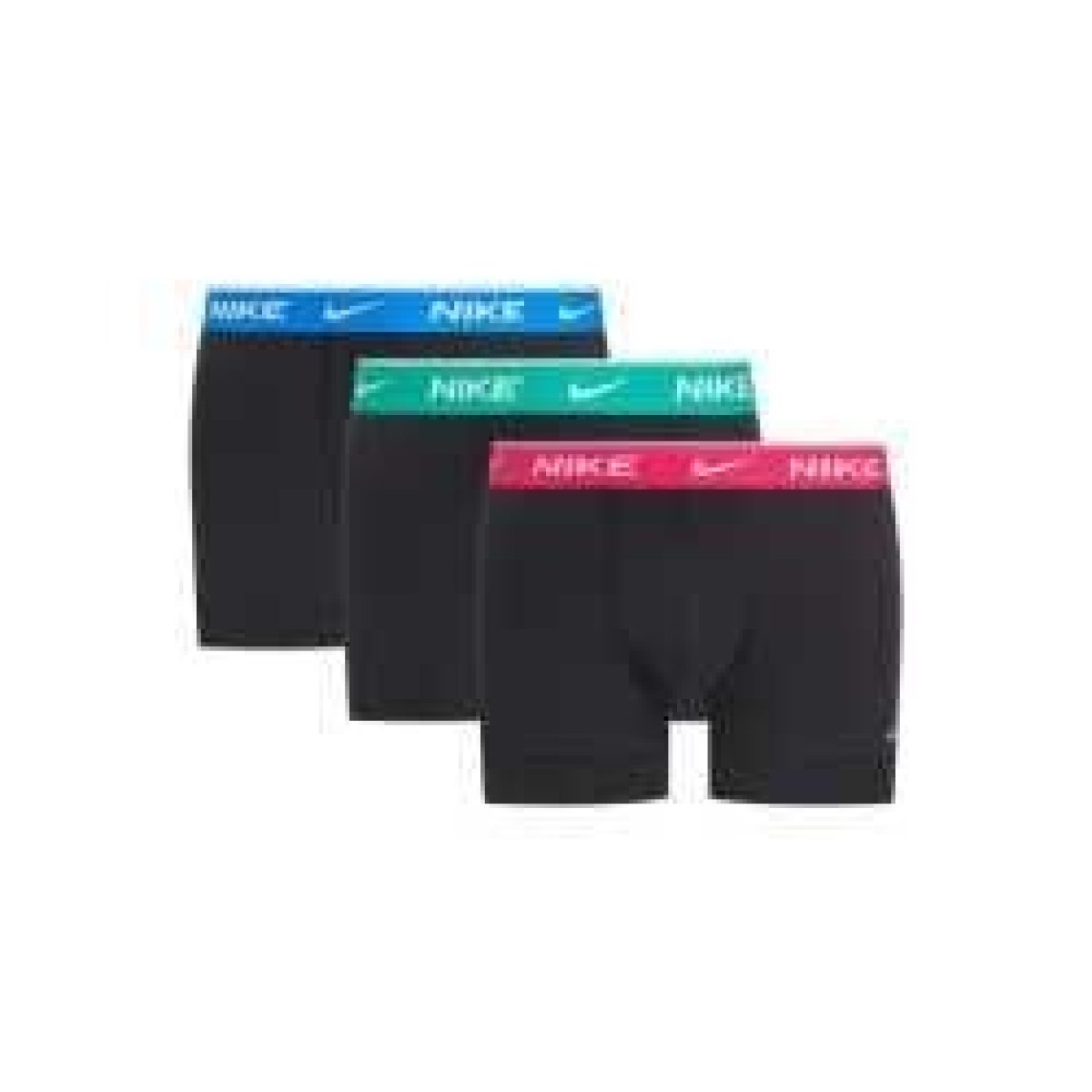 Nike 3 Pack Trunks Black - Boxer  Uomo