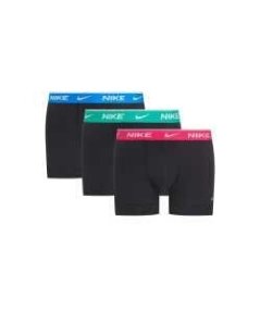 Nike 3 Pack Trunks Black - Boxer  Uomo