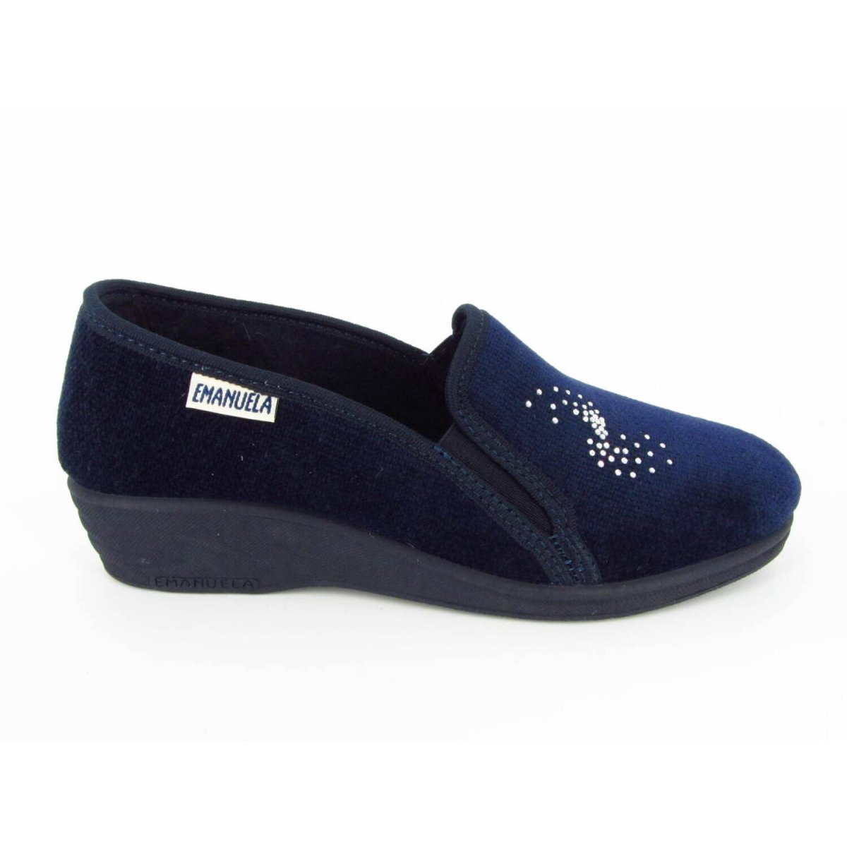EMANUELA 815 Blu Pantofole Donna
