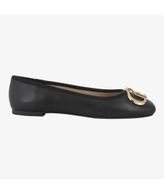 LiuJo Dafne 04 - Ballerina da Donna in Pelle Nera