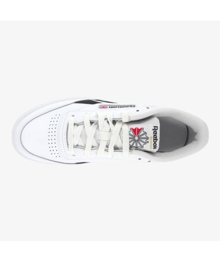 Reebok Club C Revenge - Sneakers Casual da Uomo in Pelle Morbida Bianca