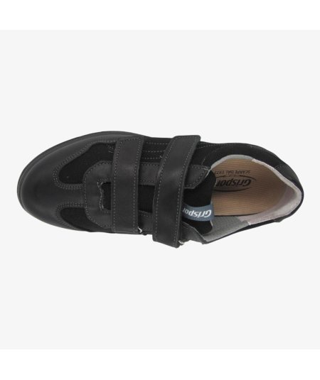 Grisport 43029 pelle strappo uomo nero