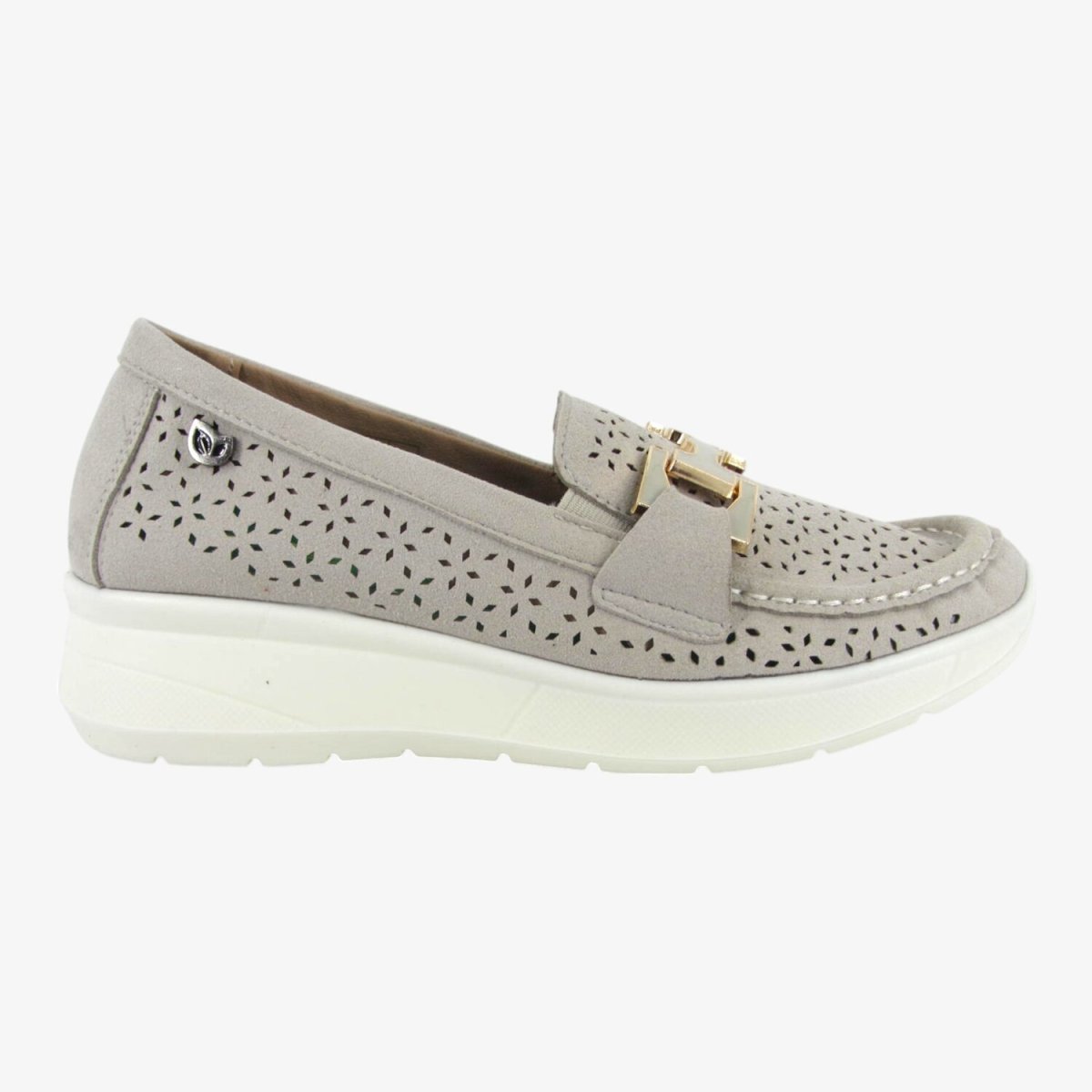 Eco Bio J53220/1 Mocassino/slip On Donna con zeppa