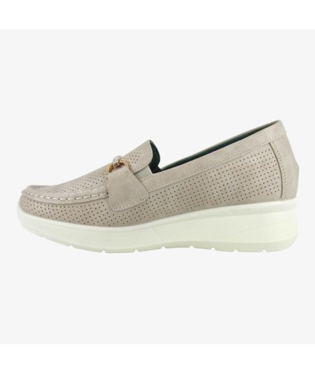 Eco Bio J53225/1 Mocassino/slip On Donna con zeppa