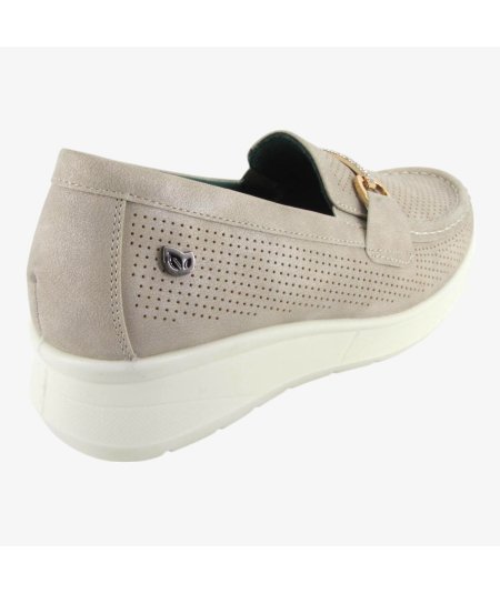 Eco Bio J53225/1 Mocassino/slip On Donna con zeppa