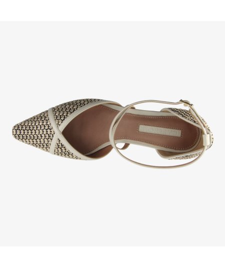 CafÈ Noir C1HC9221 Décolleté effetto rafia