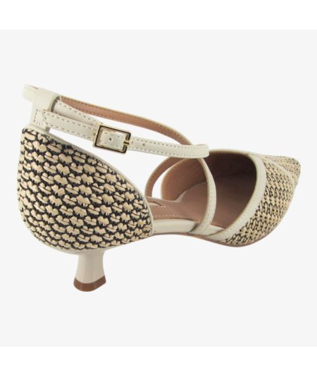 CafÈ Noir C1HC9221 Décolleté effetto rafia