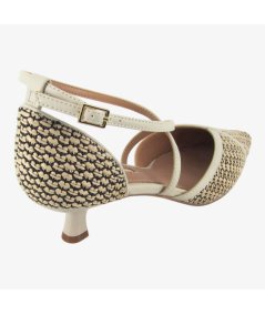 CafÈ Noir C1HC9221 Décolleté effetto rafia