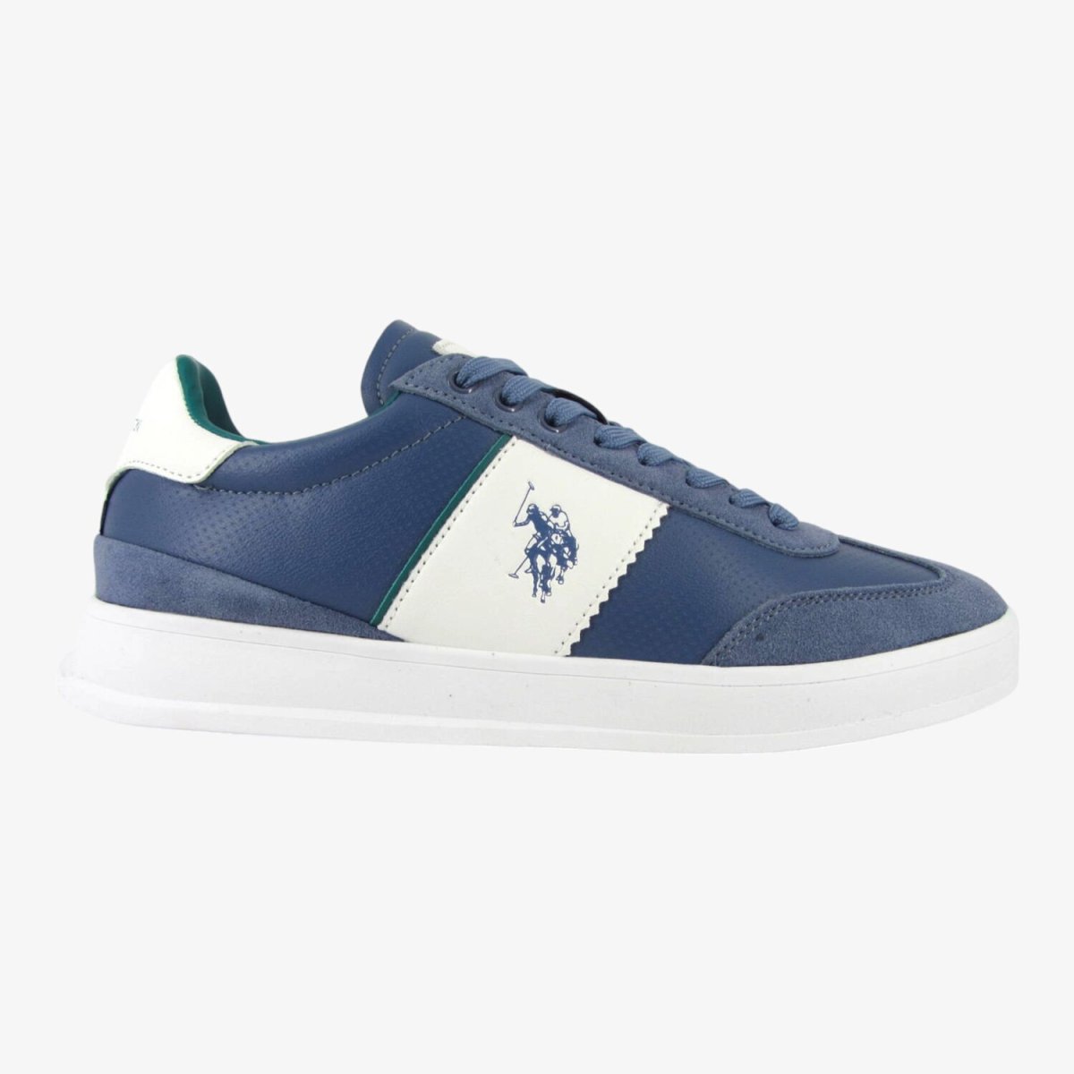 Polo CAMPY001M - Sneakers da Uomo Azzurro con dettaglio Bianco