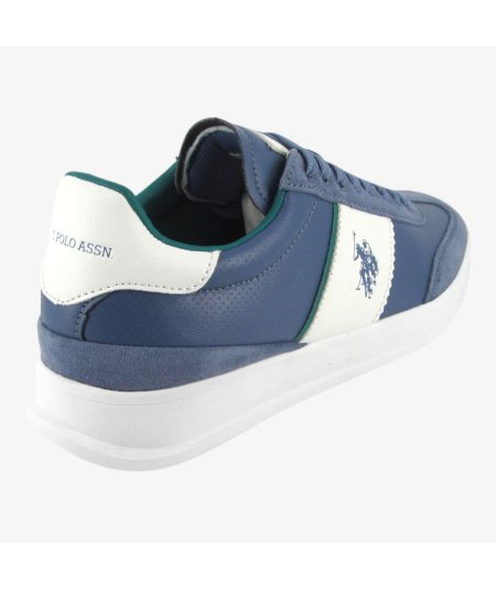 Polo CAMPY001M - Sneakers da Uomo Azzurro con dettaglio Bianco