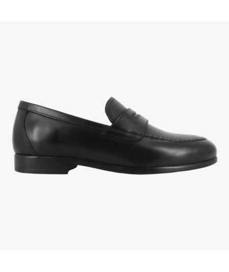 NeroGiardini E400162U - Mocassino da Uomo in Pelle Nero