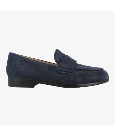 NeroGiardini E500592U - Mocassino da Uomo in Camoscio Blu