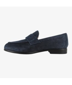 NeroGiardini E500592U - Mocassino da Uomo in Camoscio Blu