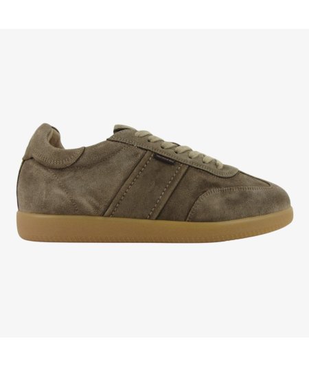 NeroGiardini E500685U - Sneakers da Uomo in Pelle Scamosciata Argilla