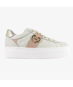 NeroGiardini E513023D - Sneakers Da Donna con Platform Osso