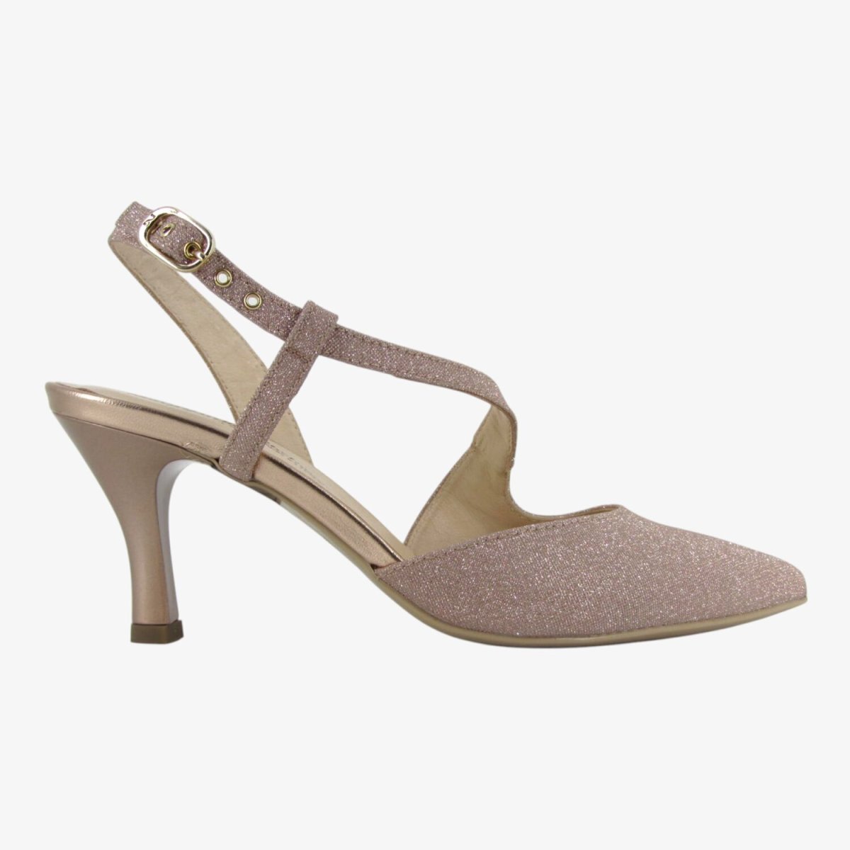 Nero Giardini E507010DE - Chanel Glitterate da Donna con Tacco Fino