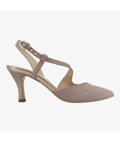 Nero Giardini E507010DE - Chanel Glitterate da Donna con Tacco Fino