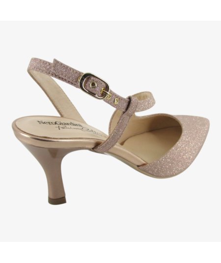 Nero Giardini E507010DE - Chanel Glitterate da Donna con Tacco Fino