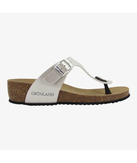 Grunland CC0034-70 Meni Infradito Donna in Sughero con Zeppa