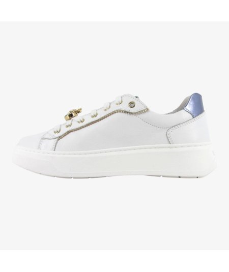 NeroGiardini E513060D - Sneakers da Donna in Pelle Bianca
