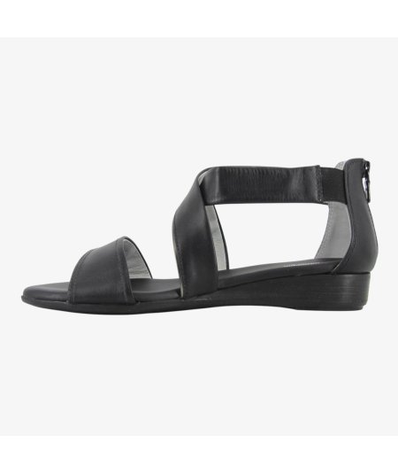 NeroGiardini E513390D - Sandalo da Donna Basso in Pelle Nera